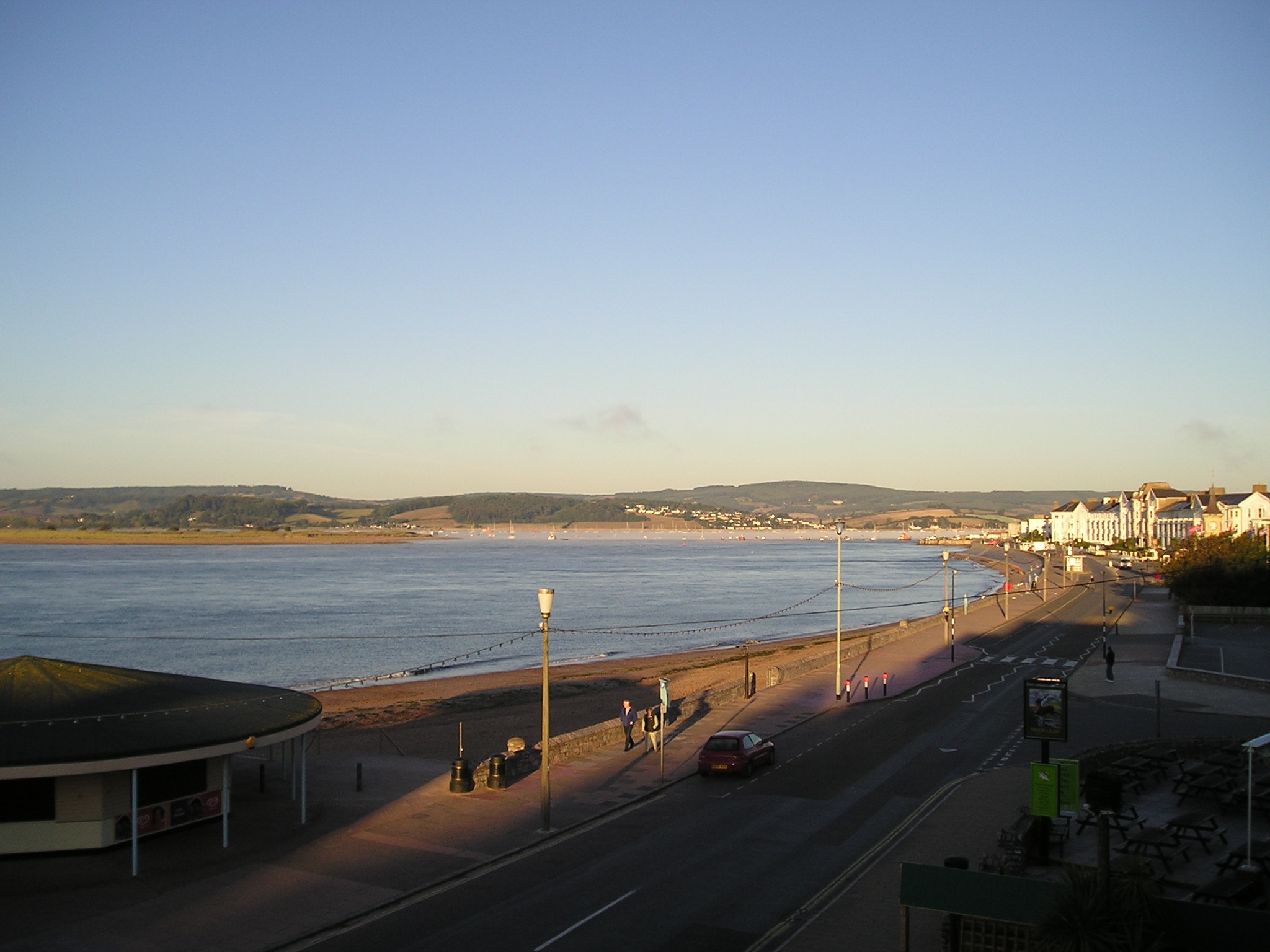 September sunrise, looking West from Channel View