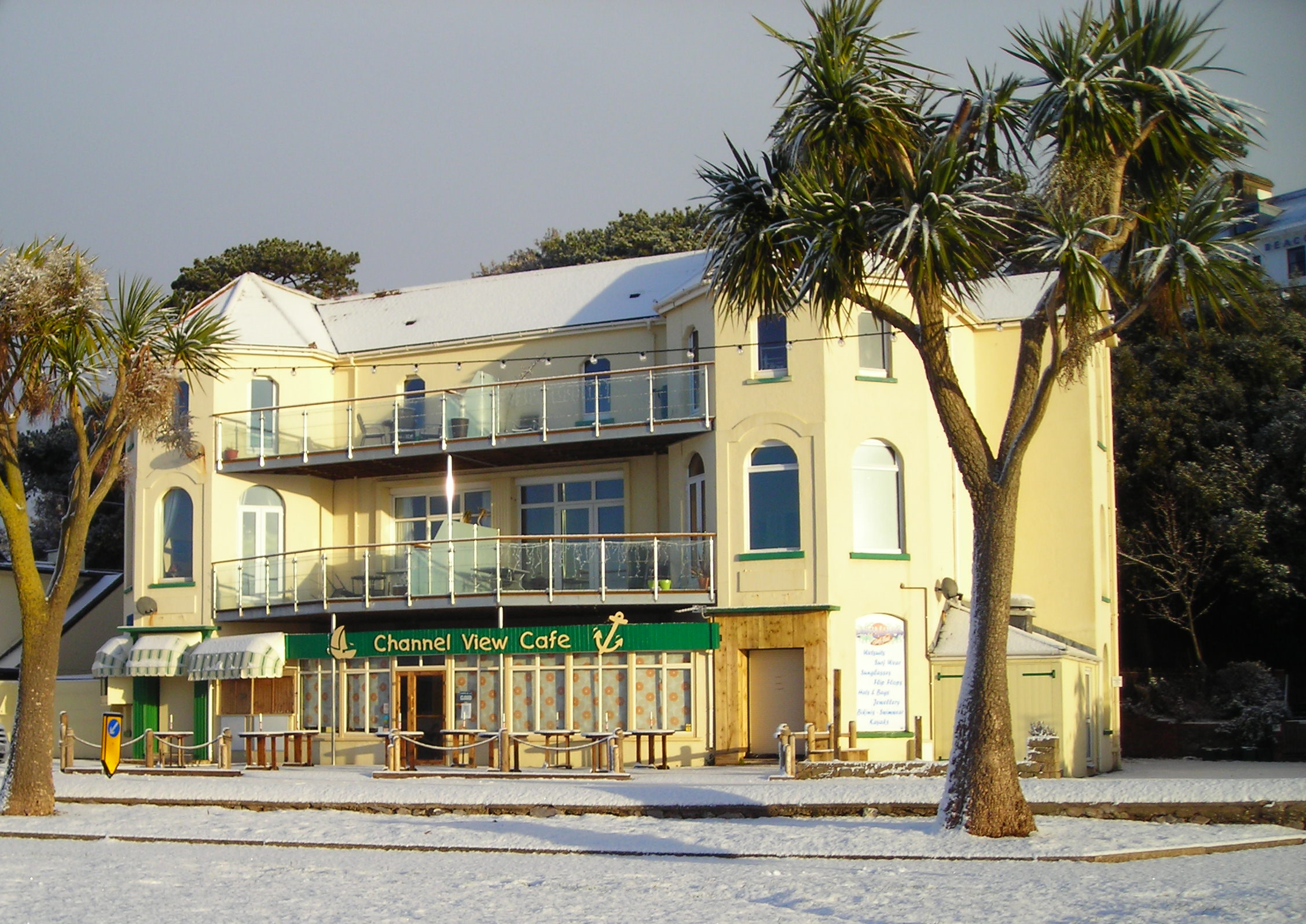 Channel View in the Snow