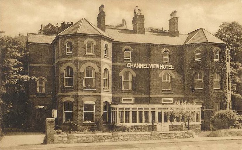 Channel View as an hotel on an old postcard