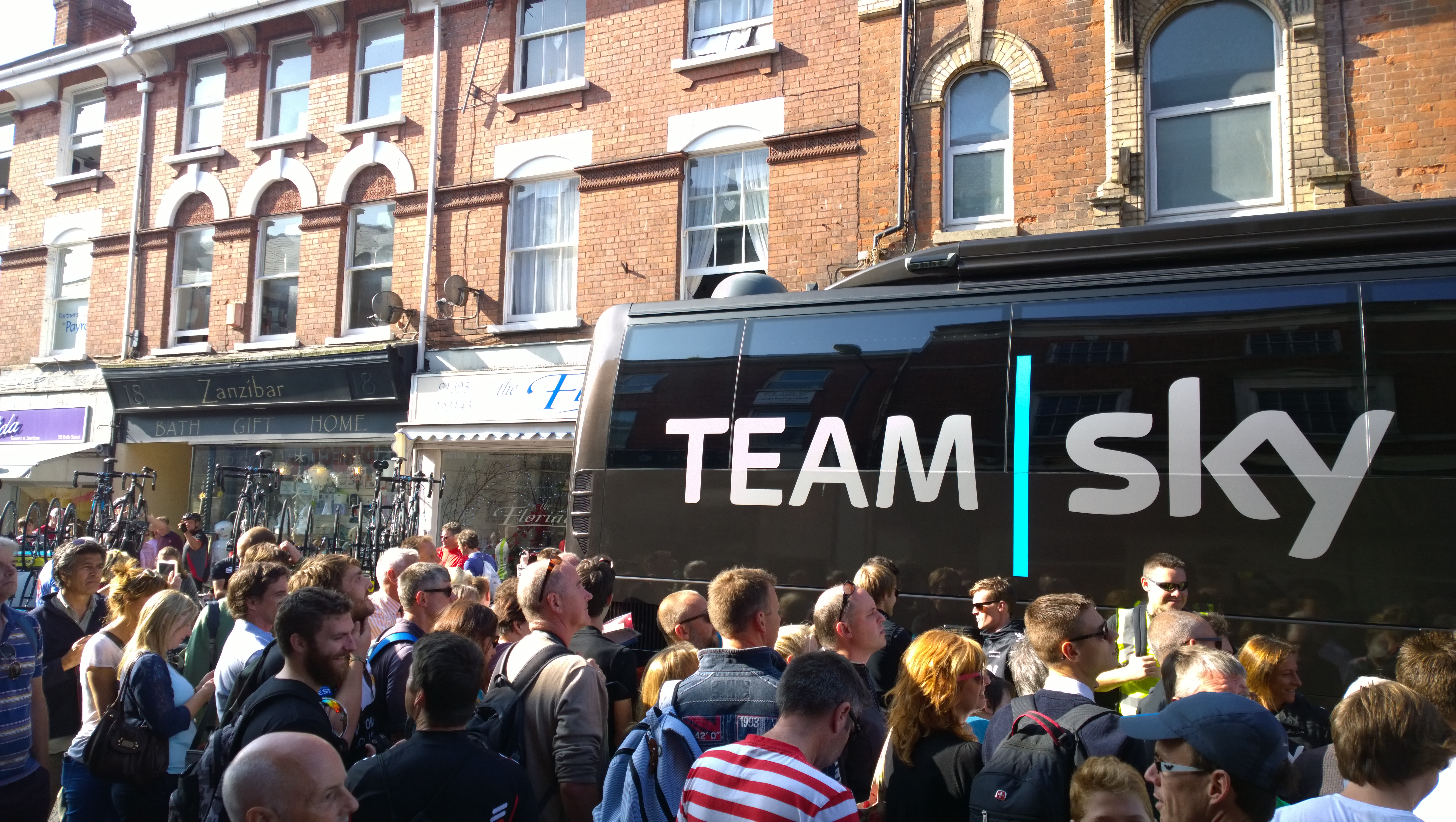 The Tour of Britain comes to Exmouth